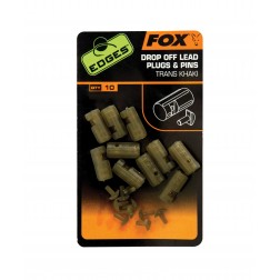 Fox Edges Drop-off Lead Plug & Pins - trans khaki CAC635