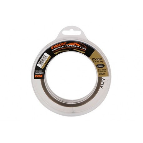 Fox Exocet Double Tapered Trans Khaki - 0.30mm - 0.50mm x 300m CML155