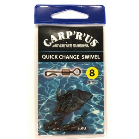 Carp'R'Us - Quick Change Swivel - size 8