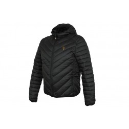 Fox Collection Quilted Jacket Black & Orange S CCL145