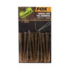 Fox Edges Camo Naked Line Tail Rubbers Size 10 CAC777