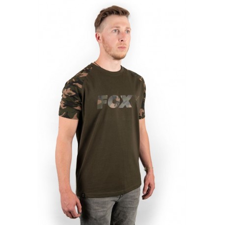 Fox Camo/Khaki Chest Print T-Shirt l CFX015