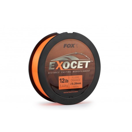 Fox Exocet Fluoro Orange Mono 10lb 0,26mm CML176