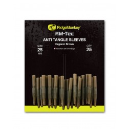RidgeMonkey RM-Tec Anti Tangle Sleeves Organic Brown Short RMT110