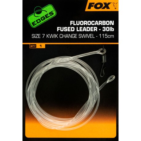 Fox EDGES FLUOROCARBON FUSED LEADERS KWIK CHANGE 30lb CAC717