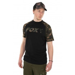 Fox LONG SLEEVE BLACK/CAMO T-SHIRT Rozmiar XXXL CFX120