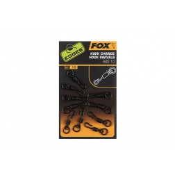 Fox FOX EDGES™ KWIK CHANGE HOOK SWIVELS SIZE 10 CAC701
