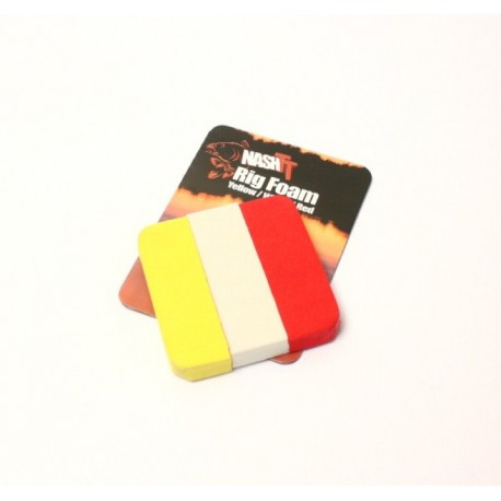 Nash Rig Foam Yellow/White/Red