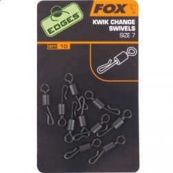 Fox Edges Kwik Change Swivel size 7 10szt.