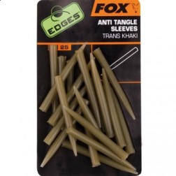 Fox Edges Anti-Tangle Sleeves x 25 Khaki