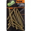 Fox Edges Anti-Tangle Sleeves x 25 Khaki CAC481