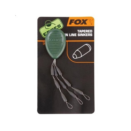 Fox Edges Tapered Mainline Sinkers x 9