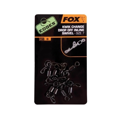 Fox Edges Kwik Change Inline Swivel Size 7 x 8